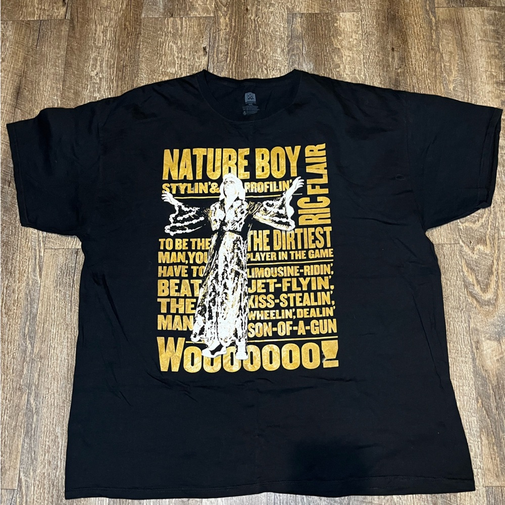 Mens 2XL 2008 WWE Hall‎ of Fame Nature Boy Ric Flair T Shirt